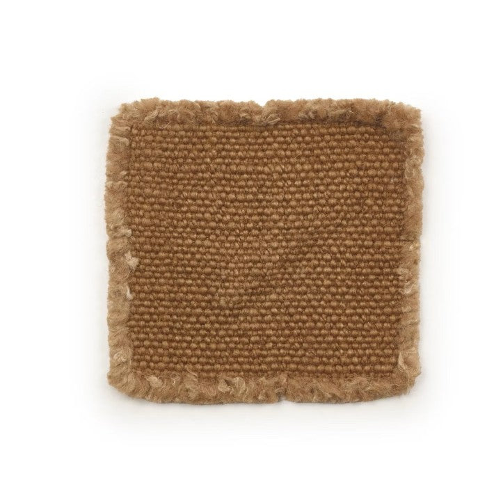 Posavasos Jasper Coaster Ginger en lino y lana de LIBECO | Nomad Interiors