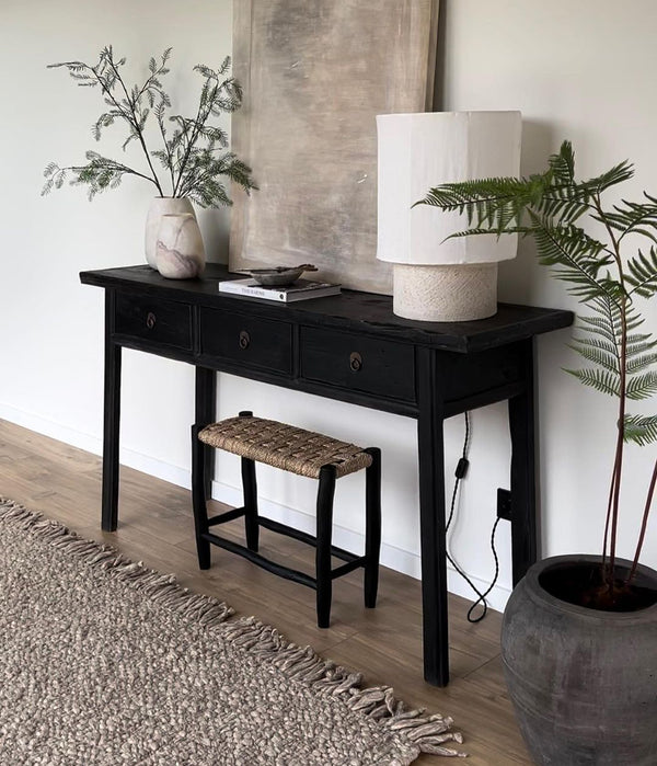 Consola Negra en madera de Nomad Home