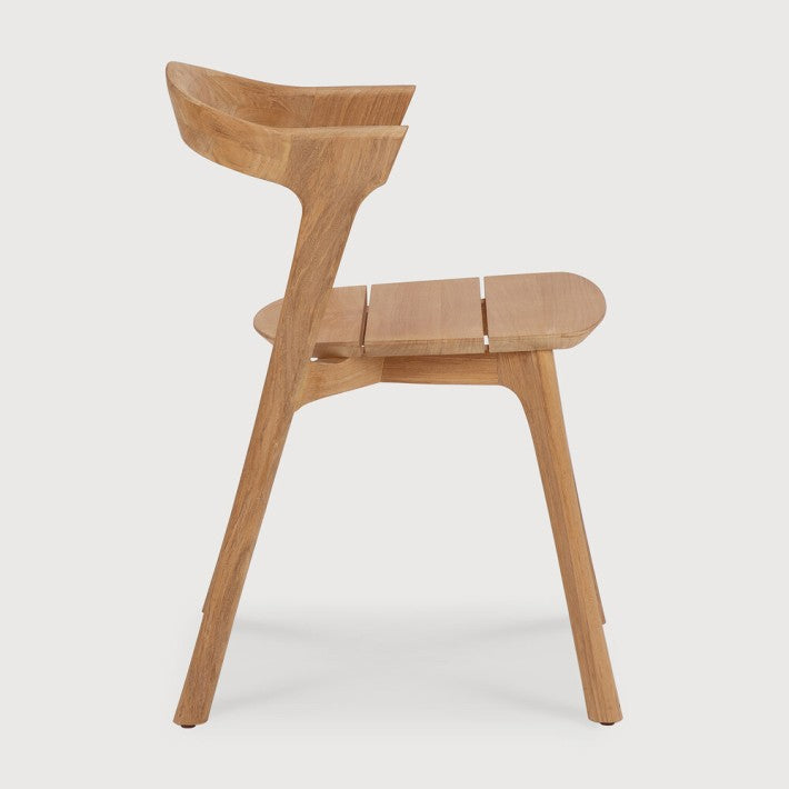 Silla Bok Outdoor en Teca de Ethnicraft - vista lateral | Nomad Interiors
