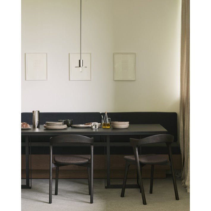 Silla Bok Roble Marrón Tapizada de Ethnicraft - detalle | Nomad Interiors