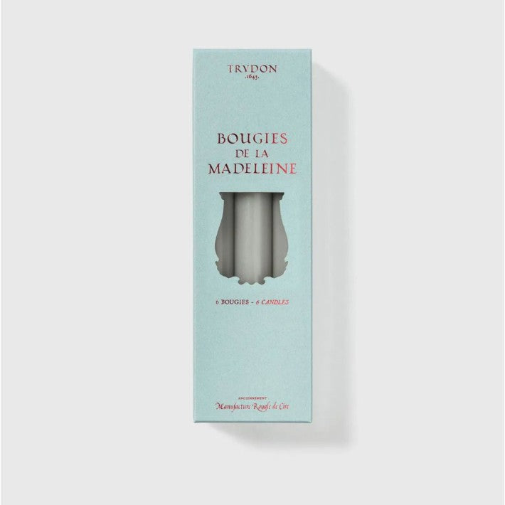 Taper Candle Grey Madeleine de Cire Trudon - detalle | Nomad Interiors