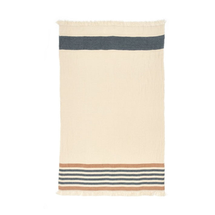 The Belgian Towel – Laguna Verde en lino de LIBECO | Nomad Interiors
