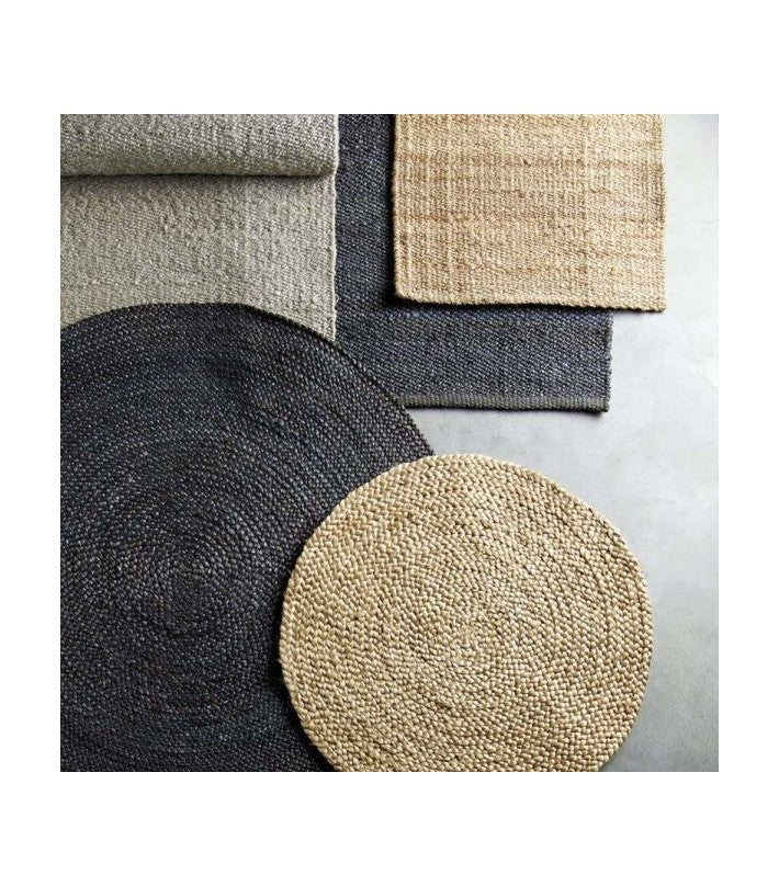 Alfombra Hemp ø220cm en yute de Nomad Home - ambiente
