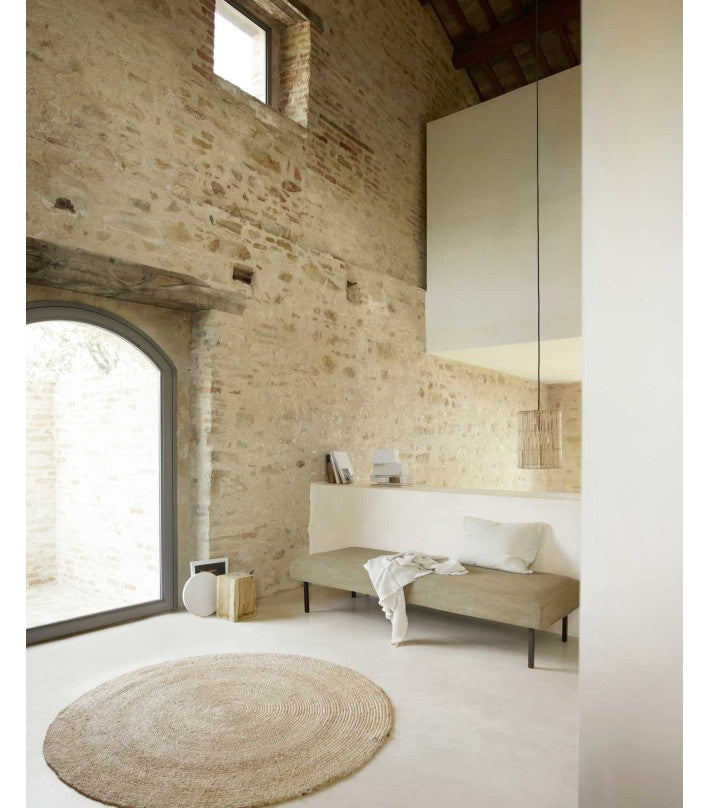 Alfombra Hemp ø300cm Yute de Nomad Home - textura