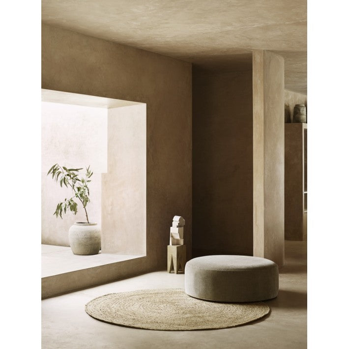 Alfombra Hemp ø400cm Yute de Nomad Home - textura