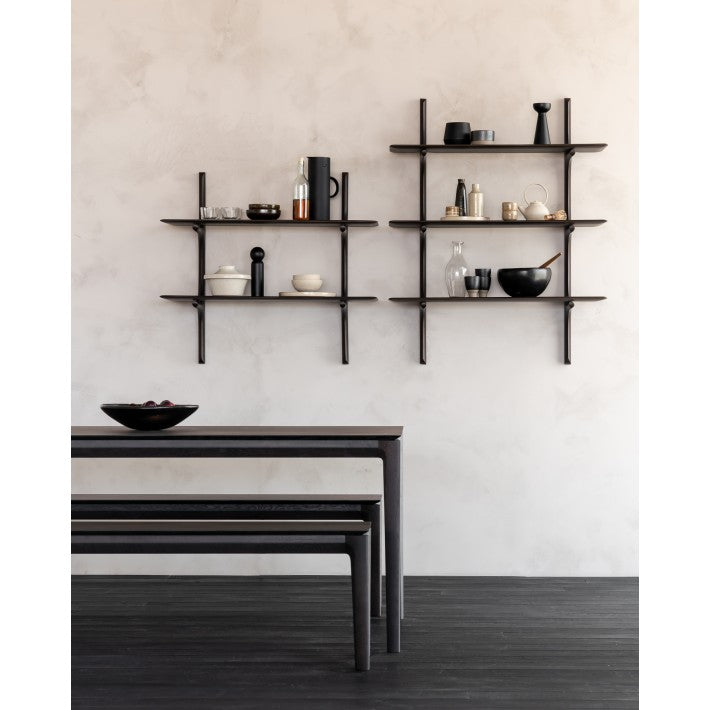 Estantería de pared Pi 3 estantes en madera de Ethnicraft - vista 8 | Nomad Interiors