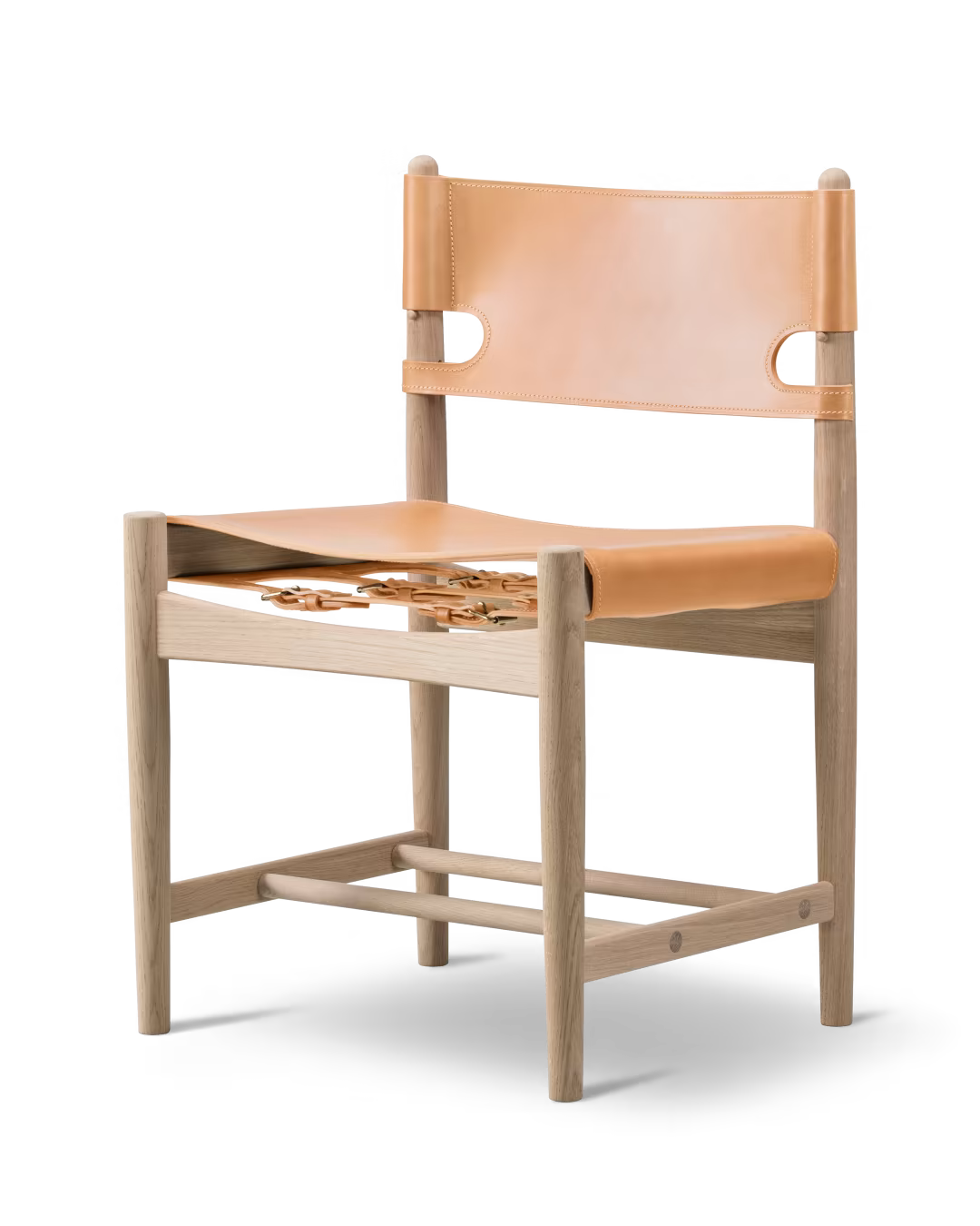 Silla The Spanish en madera y cuero de Fredericia - vista 17 | Nomad Interiors