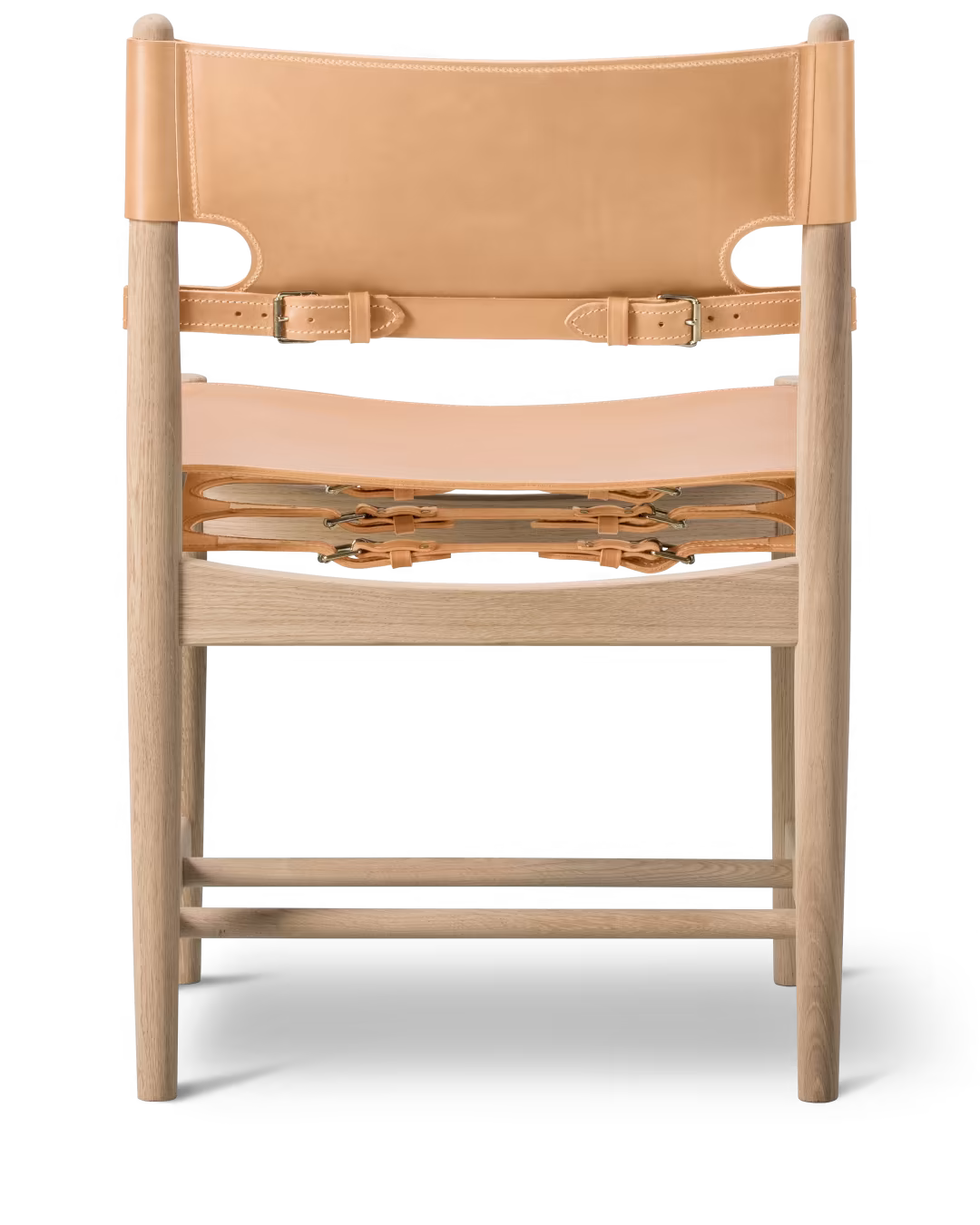 Silla The Spanish en madera y cuero de Fredericia - vista 14 | Nomad Interiors