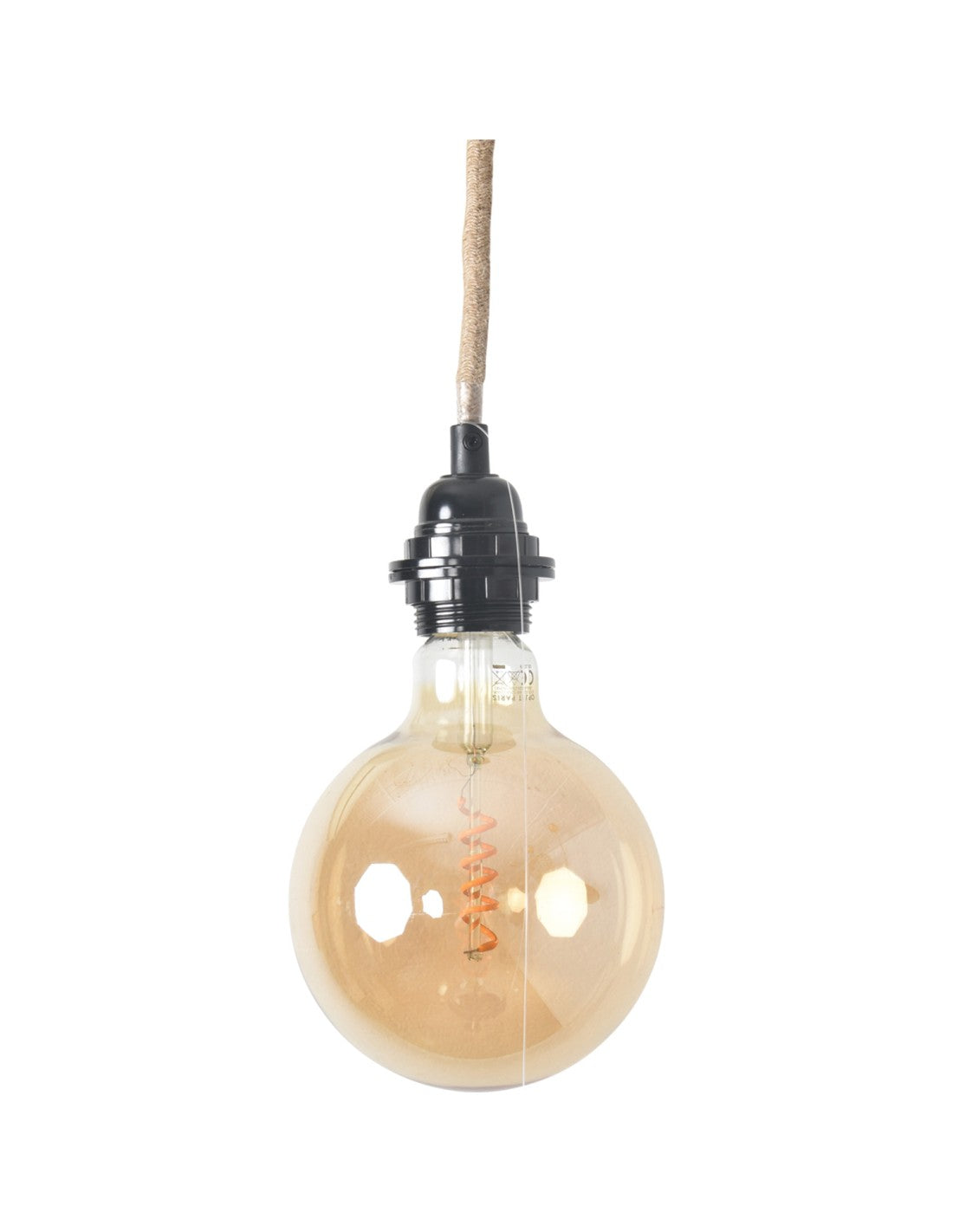 Bombilla LED decorativa Globe Ambre de Nomad Home - textura