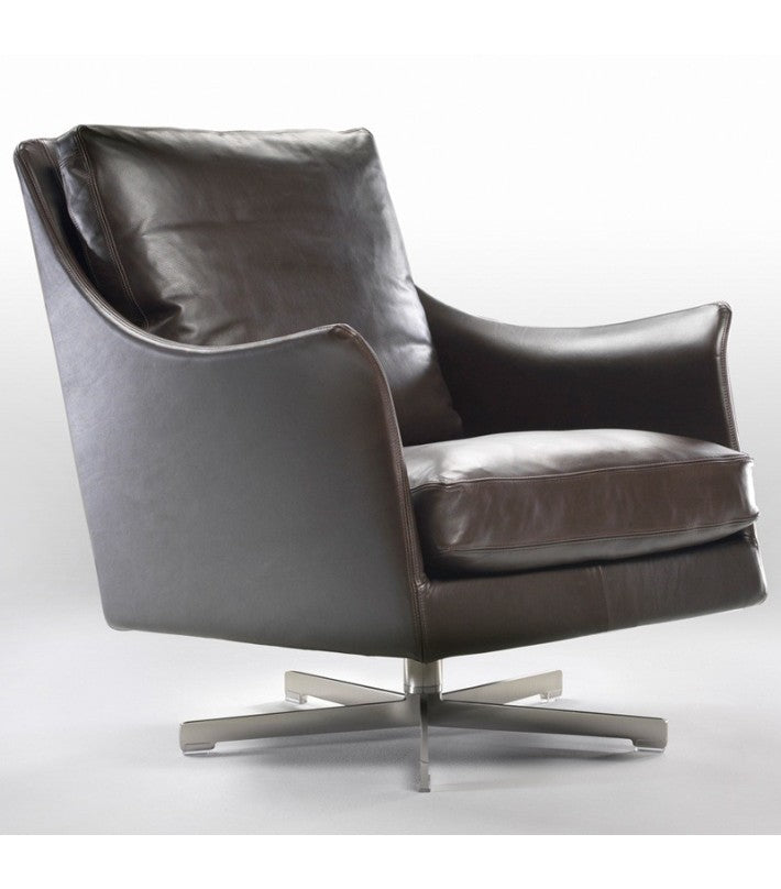 BUTACA BOSS en piel de Flexform - ambiente | Nomad Interiors