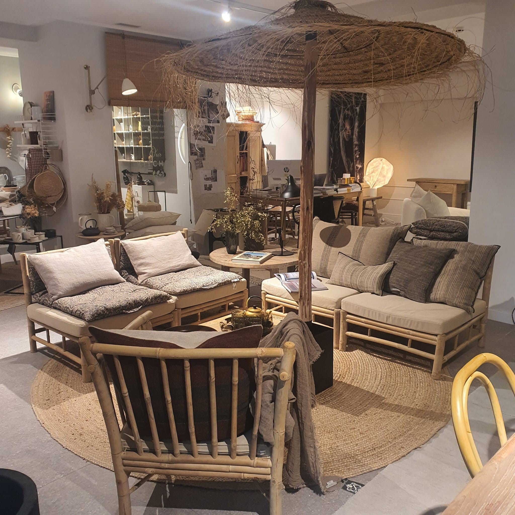 Butaca Bambú Modulo Sand