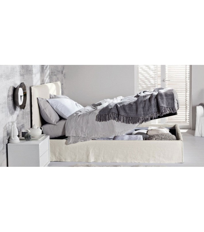 Cama Ghost 80E en fibra natural de Gervasoni - vista 6 | Nomad Interiors