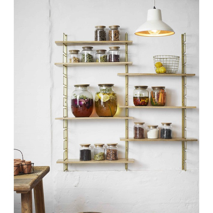 Pequeña Librería en madera y madera de mango de Nomad Home - detalle