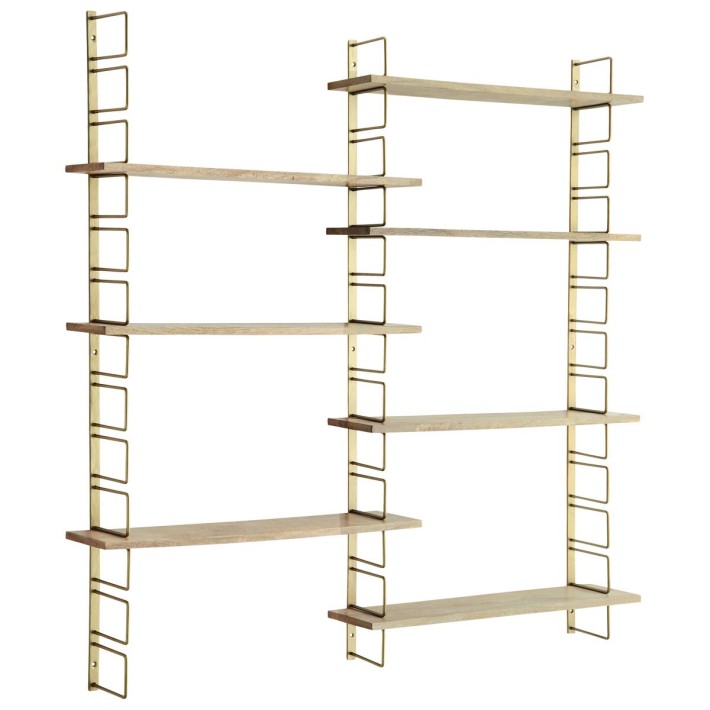 Pequeña Librería en madera y madera de mango de Nomad Home