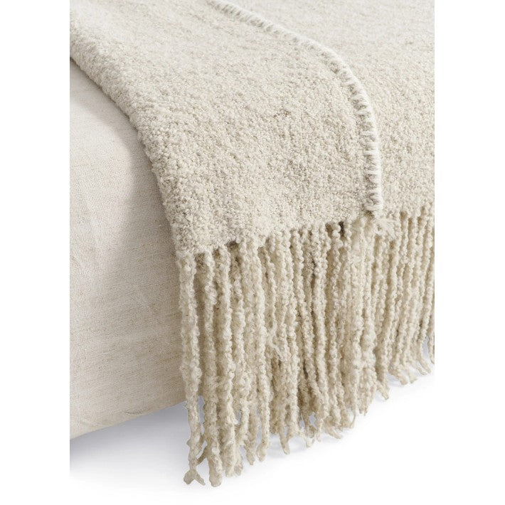 Coverlet no.01 en lana de Cappelen Dimyr - detalle | Nomad Interiors