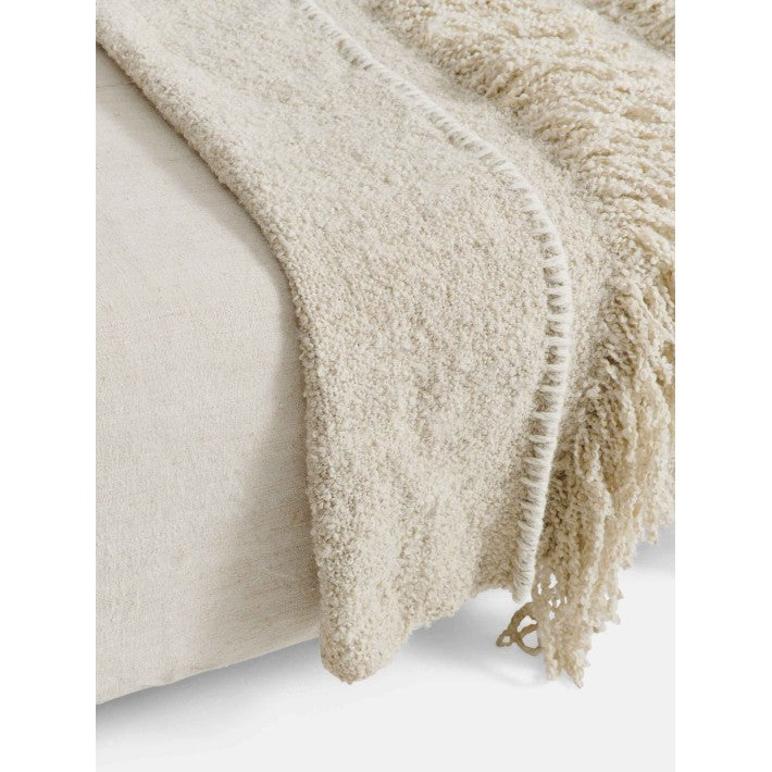 Coverlet no.02 en lana de Cappelen Dimyr - detalle | Nomad Interiors