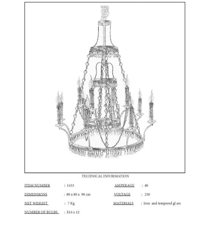 Chandelier italiano de Nomad Home - vista 6