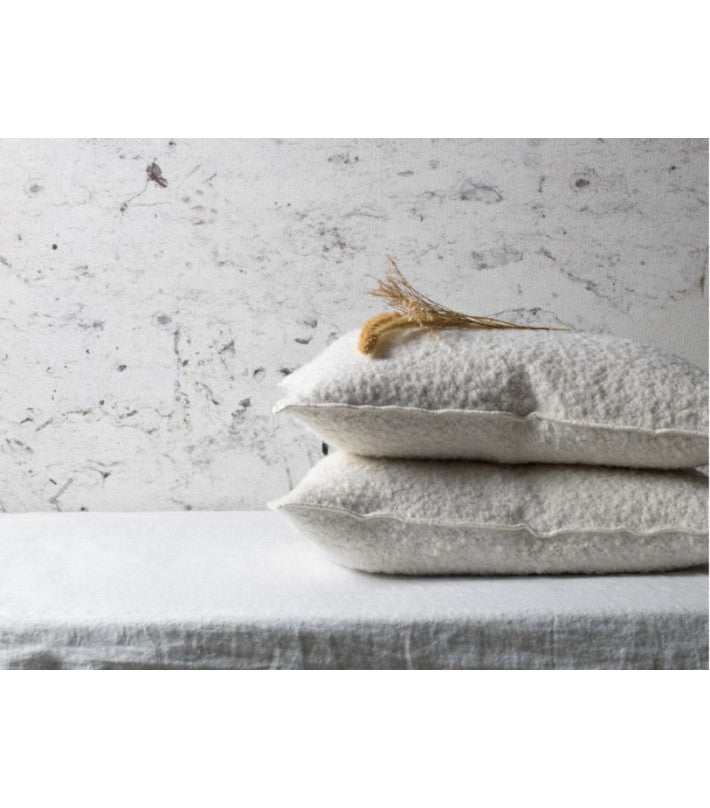 Cojín Bouclette Blanco