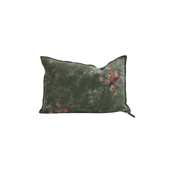 Cojín de lino Wabi Sabi Pompadour Laurier de Maison de Vacances | Nomad Interiors