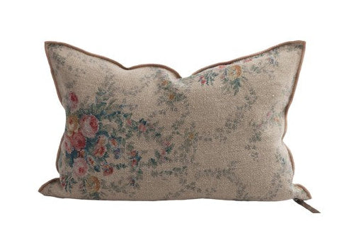 Cojín de lino Wabi Sabi Pompadour Nude de Maison de Vacances | Nomad Interiors