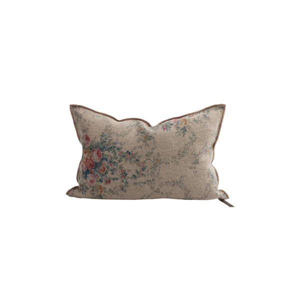 Cojín de lino Wabi Sabi Pompadour Nude de Maison de Vacances | Nomad Interiors