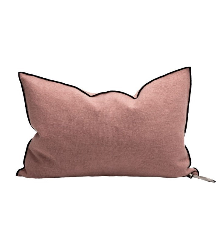 Cojín Vice Versa  Lino Stone Washed Bois de Rose