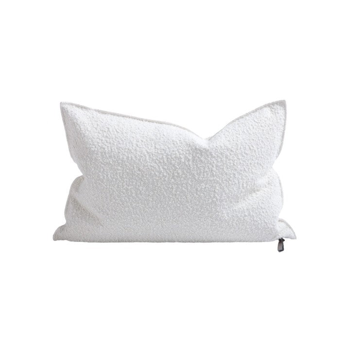 Cojín Vice Versa Wooly Canvas Blanco