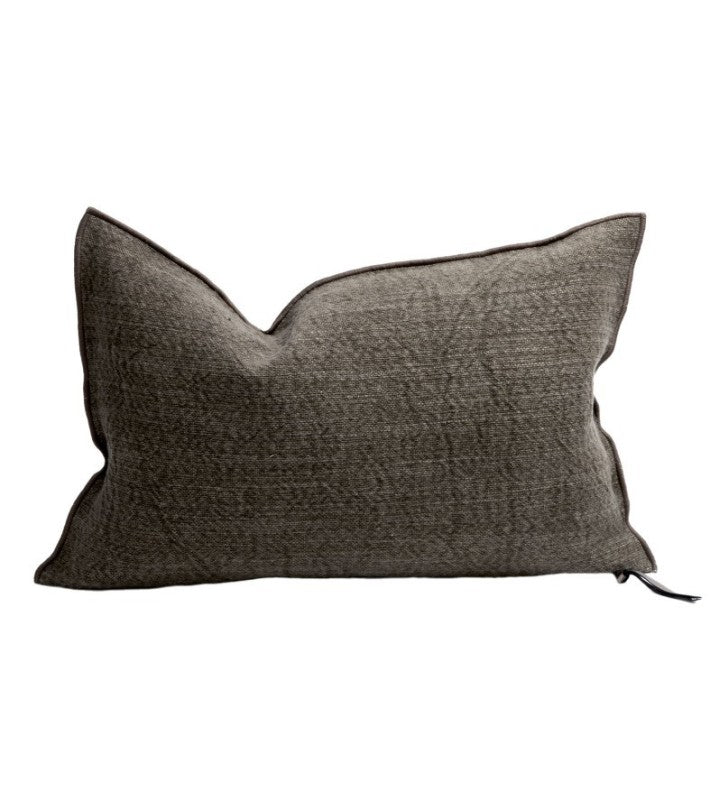 Cojín Vice Versa tela Nomade Kaki