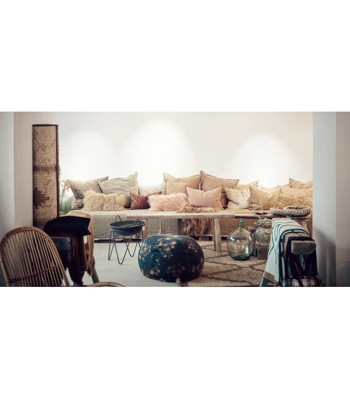 Cojín Vice Versa tela Royal Velvet Havane