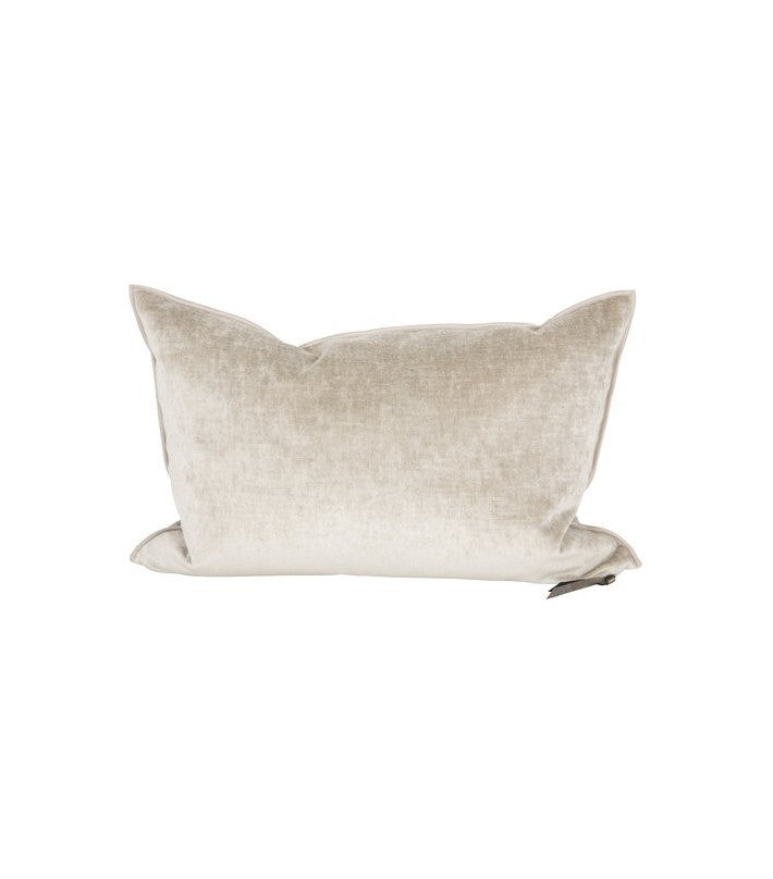 Cojín Vice Versa tela Royal Velvet Ciment