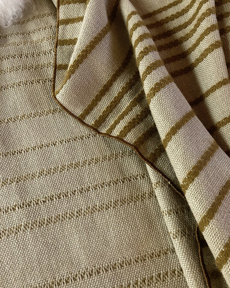 Colcha Vice Versa en lino bordado Myre de Maison de Vacances - detalle | Nomad Interiors