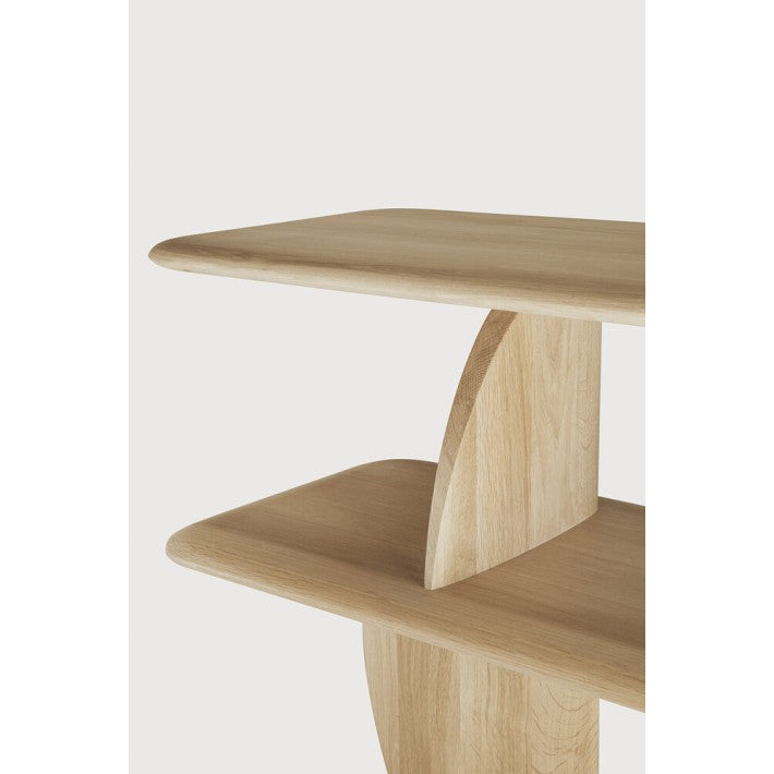 Estantería Geometric en roble de Ethnicraft - textura | Nomad Interiors