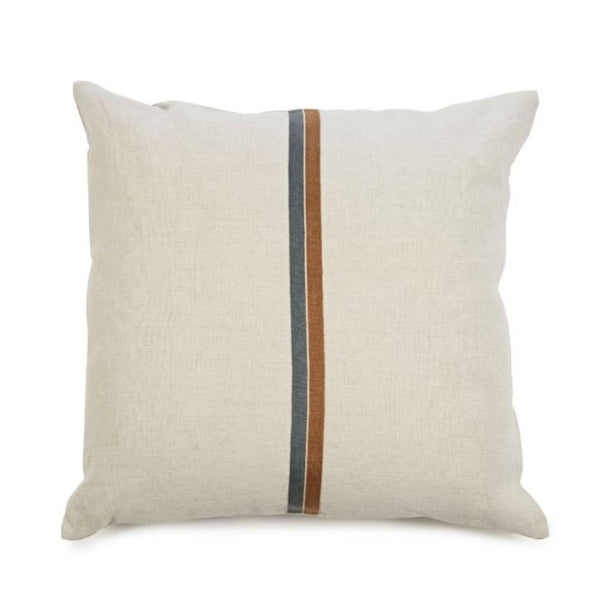 Funda cojín Atlas River en lino y piedra de LIBECO | Nomad Interiors