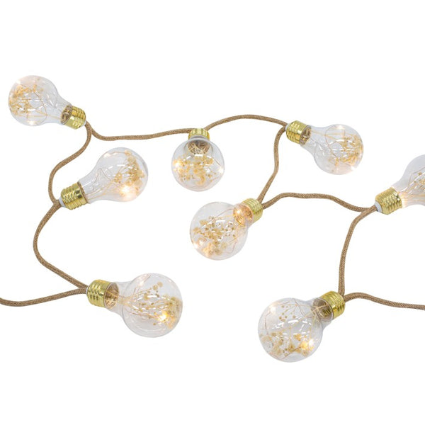 Guirnalda decorativa LED Lucioles en yute de Nomad Home