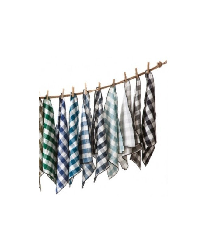 Paño de cocina Bourdon Mimi Vichy Ardoise de Maison de Vacances - ambiente | Nomad Interiors