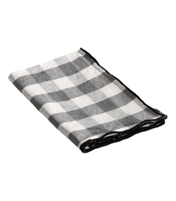 Paño de cocina Bourdon Mimi Vichy Ardoise de Maison de Vacances | Nomad Interiors