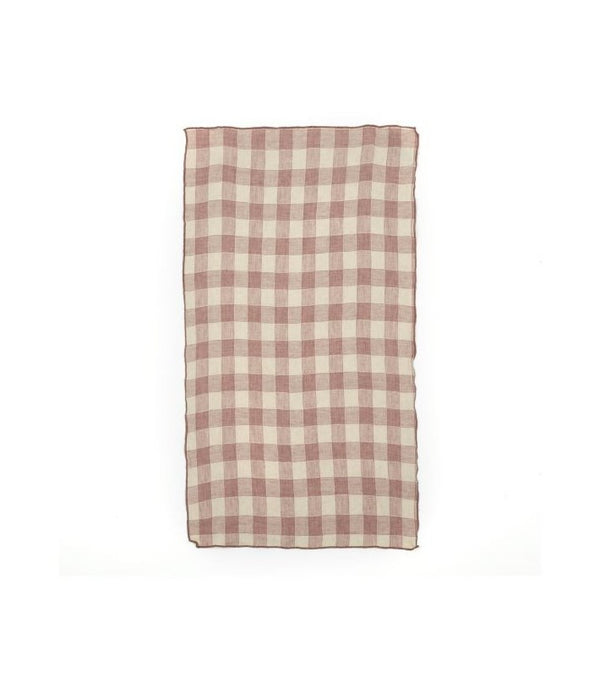 Paño de cocina Bourdon Vintage Vichy Bois de Rose
