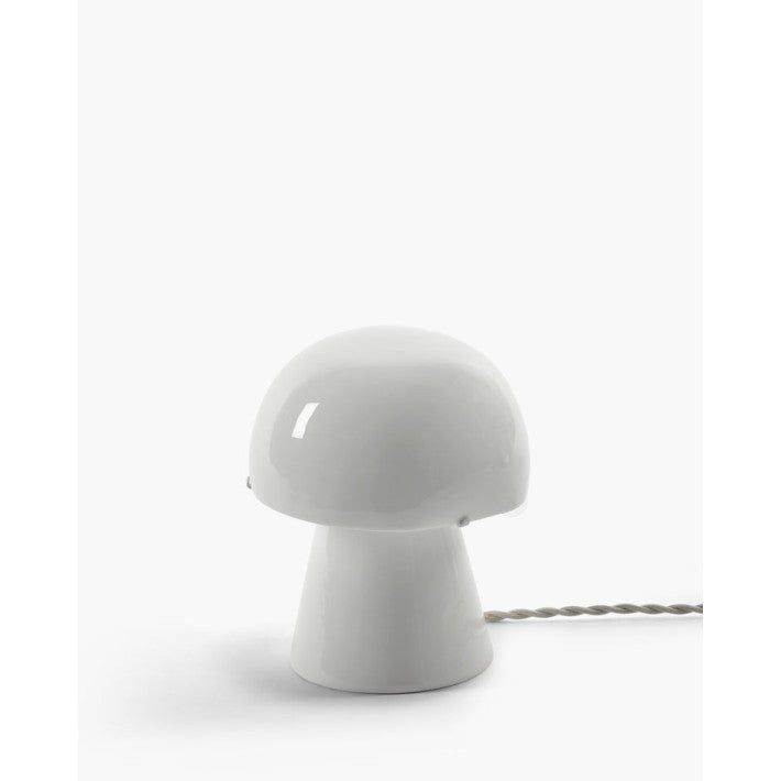 Lámpara Blanca Joe nº 1 Terres de Rêves en lana y porcelana de Serax - vista lateral | Nomad Interiors