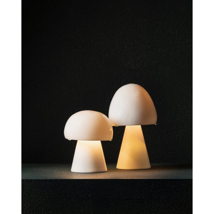 Lámpara Blanca Joe nº 2 Terres de Rêves en lana y porcelana de Serax - detalle | Nomad Interiors