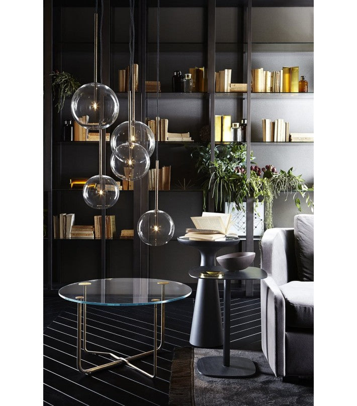 Lámpara Bolle Sola en cristal y latón de GallottiRadice - vista 7 | Nomad Interiors