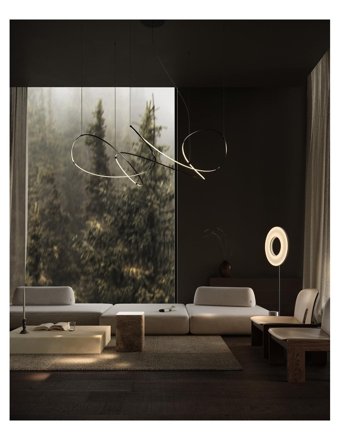Lámpara de pie, Iris Totem 60, Mármol de DCW Editions - vista 7 | Nomad Interiors