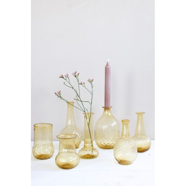 Vaso de Vidrio Reciclado Light Gold de Nomad Home - vista 6