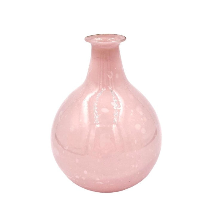 Vaso de Vidrio Reciclado Rosa Opalino