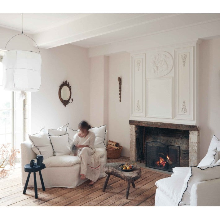 Lámpara Koushi White en algodón y lana de Maison de Vacances - ambiente | Nomad Interiors