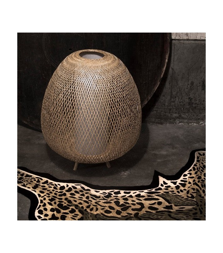 Lámpara Twiggy Egg Natural en bambú de Ay illuminate - vista lateral | Nomad Interiors