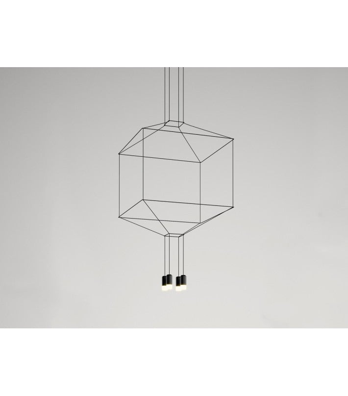 Lámpara Wireflow Volumetric 4 leds