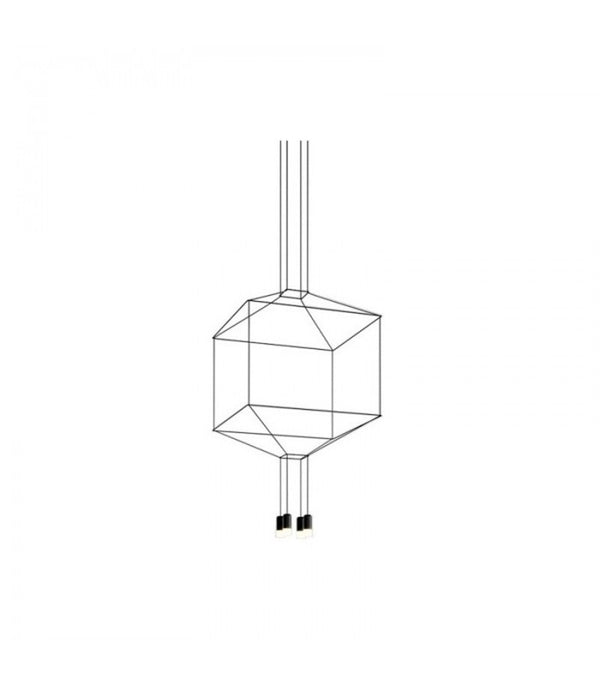 Lámpara Wireflow Volumetric 4 leds de Vibia | Nomad Interiors