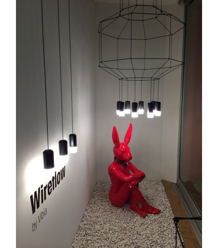 Lámpara Wireflow Volumetric 8 leds de Vibia - vista lateral | Nomad Interiors