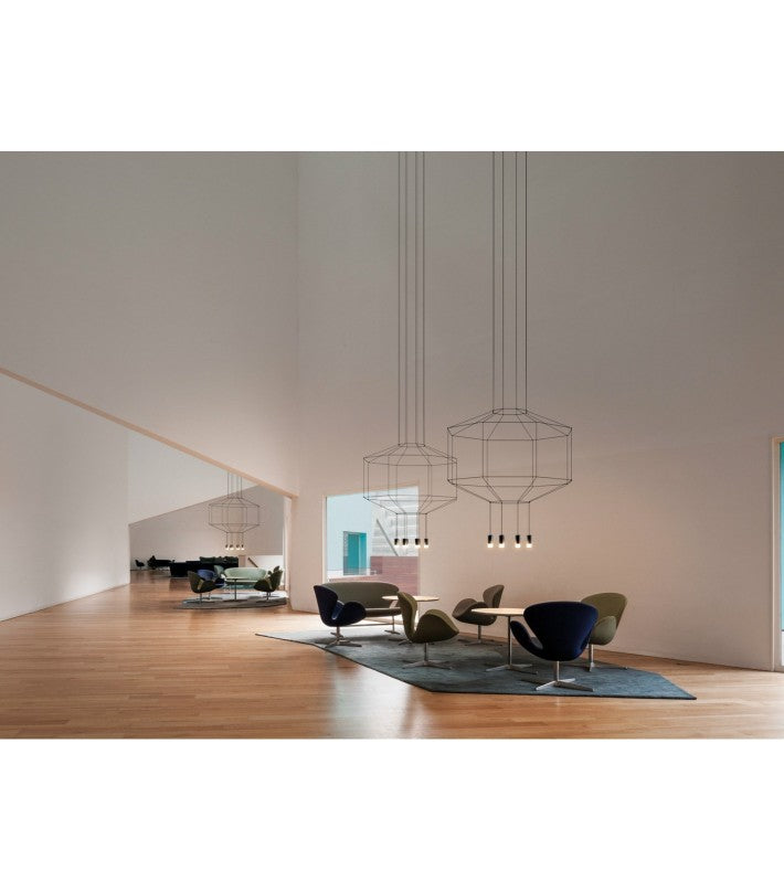 Lámpara Wireflow Volumetric 8 leds de Vibia - vista 6 | Nomad Interiors