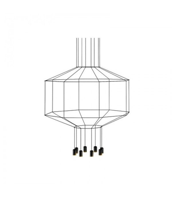 Lámpara Wireflow Volumetric 8 leds de Vibia | Nomad Interiors
